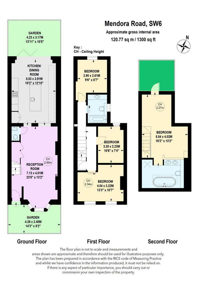 4 bedroom terraced house to rent - floorplan