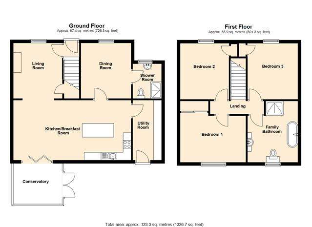 4 bedroom detached house for sale - floorplan