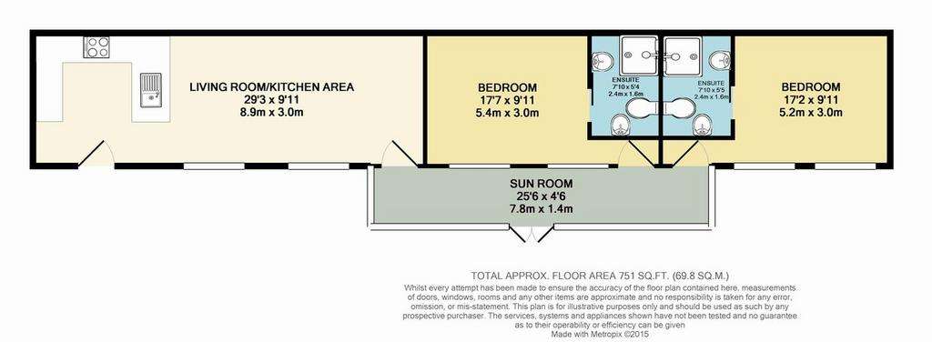 2 bedroom barn conversion to rent - floorplan