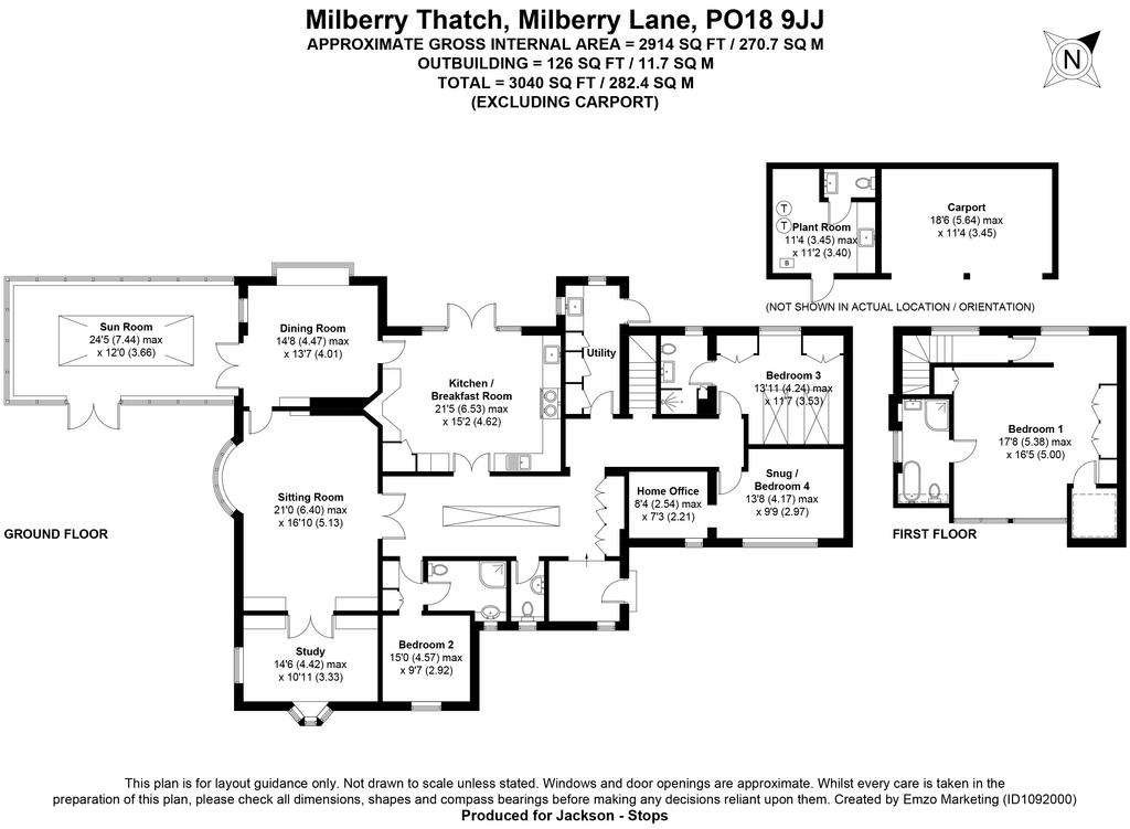 4 bedroom detached house for sale - floorplan