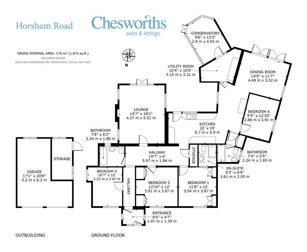 4 bedroom detached house for sale - floorplan