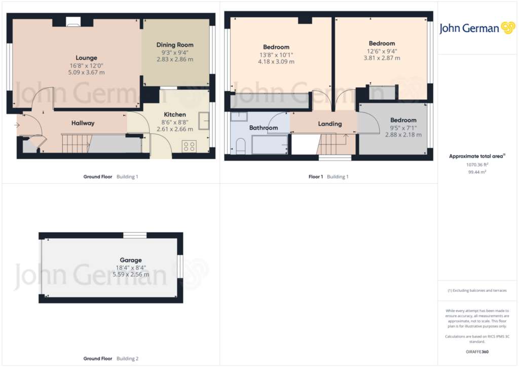 3 bedroom semi-detached house for sale - floorplan