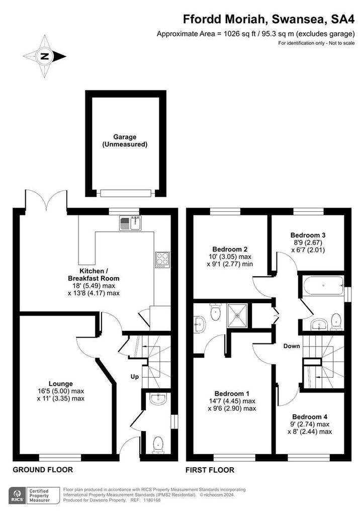 4 bedroom detached house for sale - floorplan