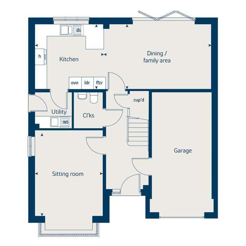 4 bedroom detached house for sale - floorplan