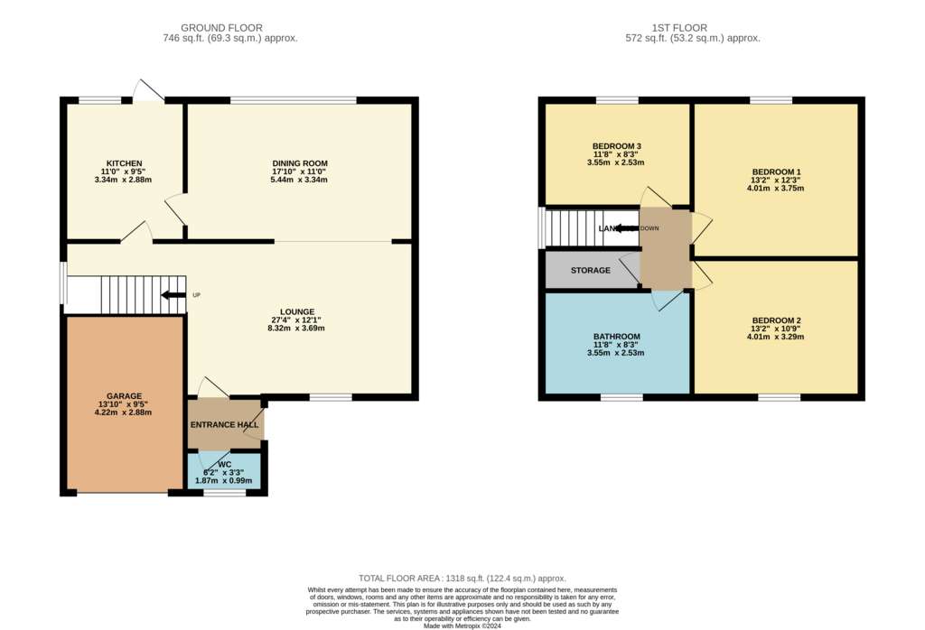 3 bedroom detached house for sale - floorplan