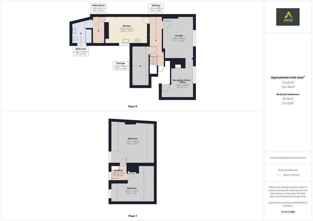 2 bedroom flat to rent - floorplan