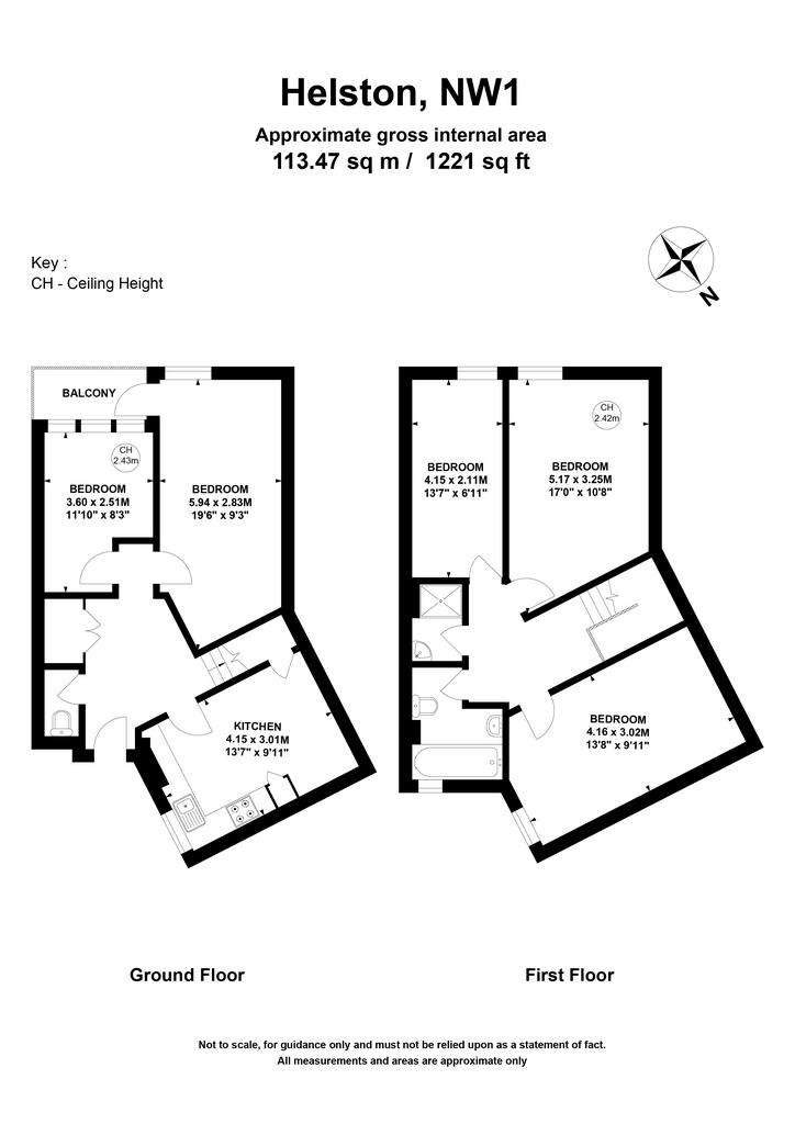 5 bedroom flat to rent - floorplan