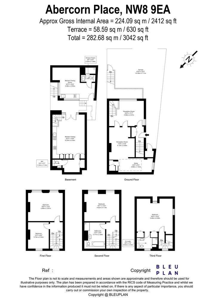 5 bedroom house to rent - floorplan