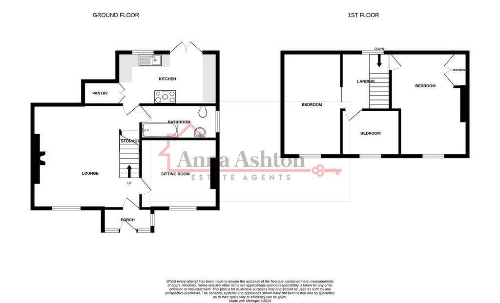 3 bedroom detached house for sale - floorplan