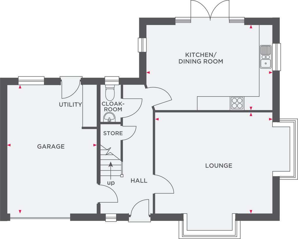 4 bedroom detached house for sale - floorplan