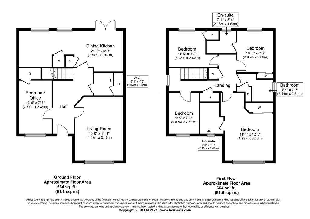 4 bedroom detached house for sale - floorplan