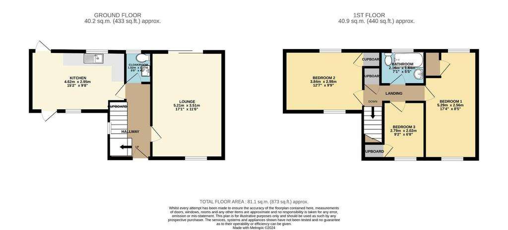 3 bedroom terraced house to rent - floorplan