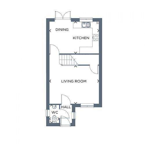 3 bedroom detached house to rent - floorplan