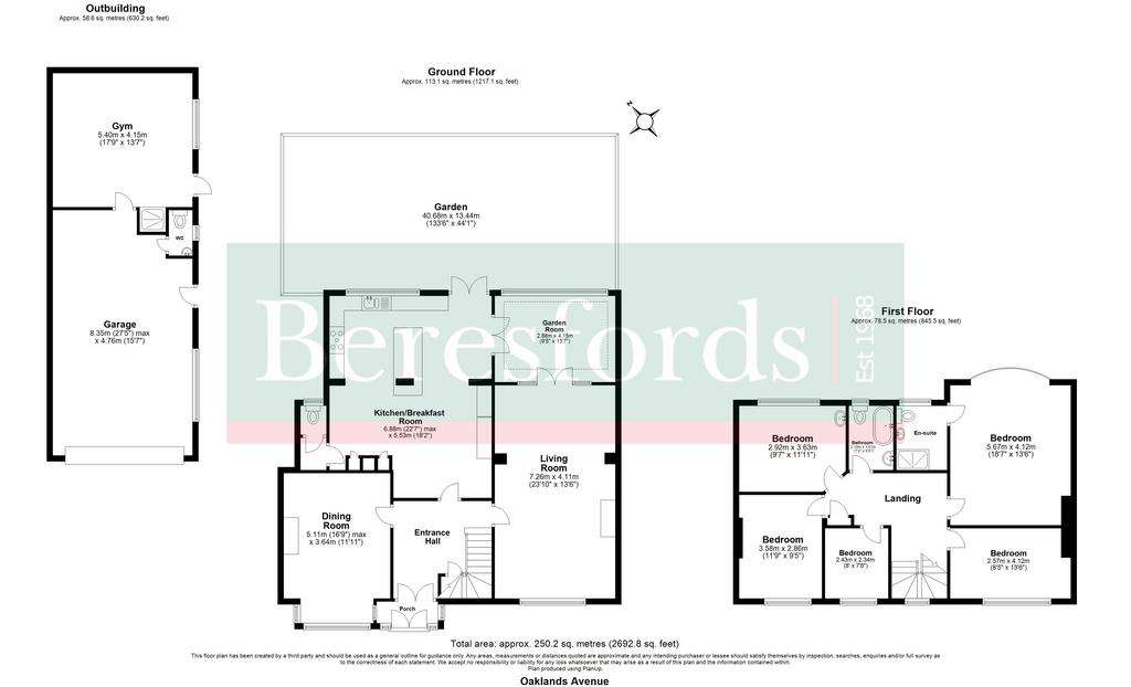 5 bedroom detached house for sale - floorplan