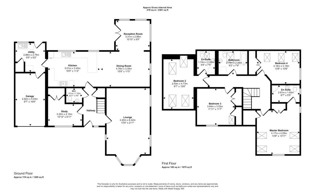 5 bedroom detached house for sale - floorplan