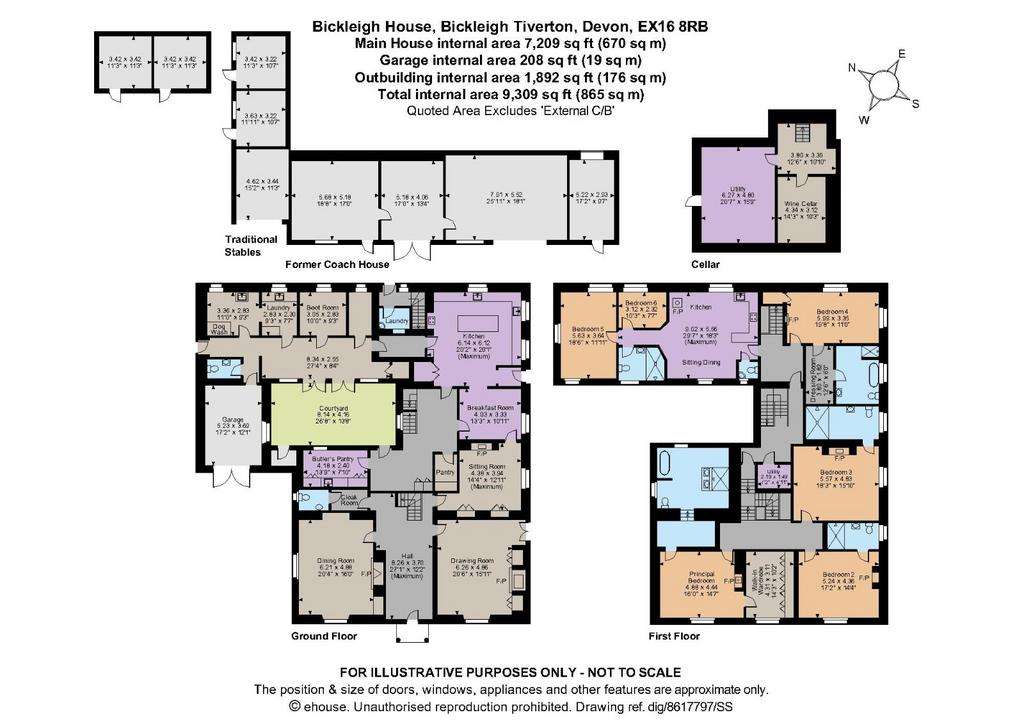 6 bedroom detached house for sale - floorplan