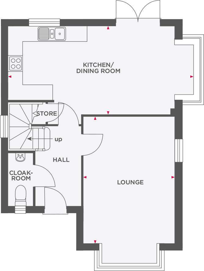 4 bedroom detached house for sale - floorplan