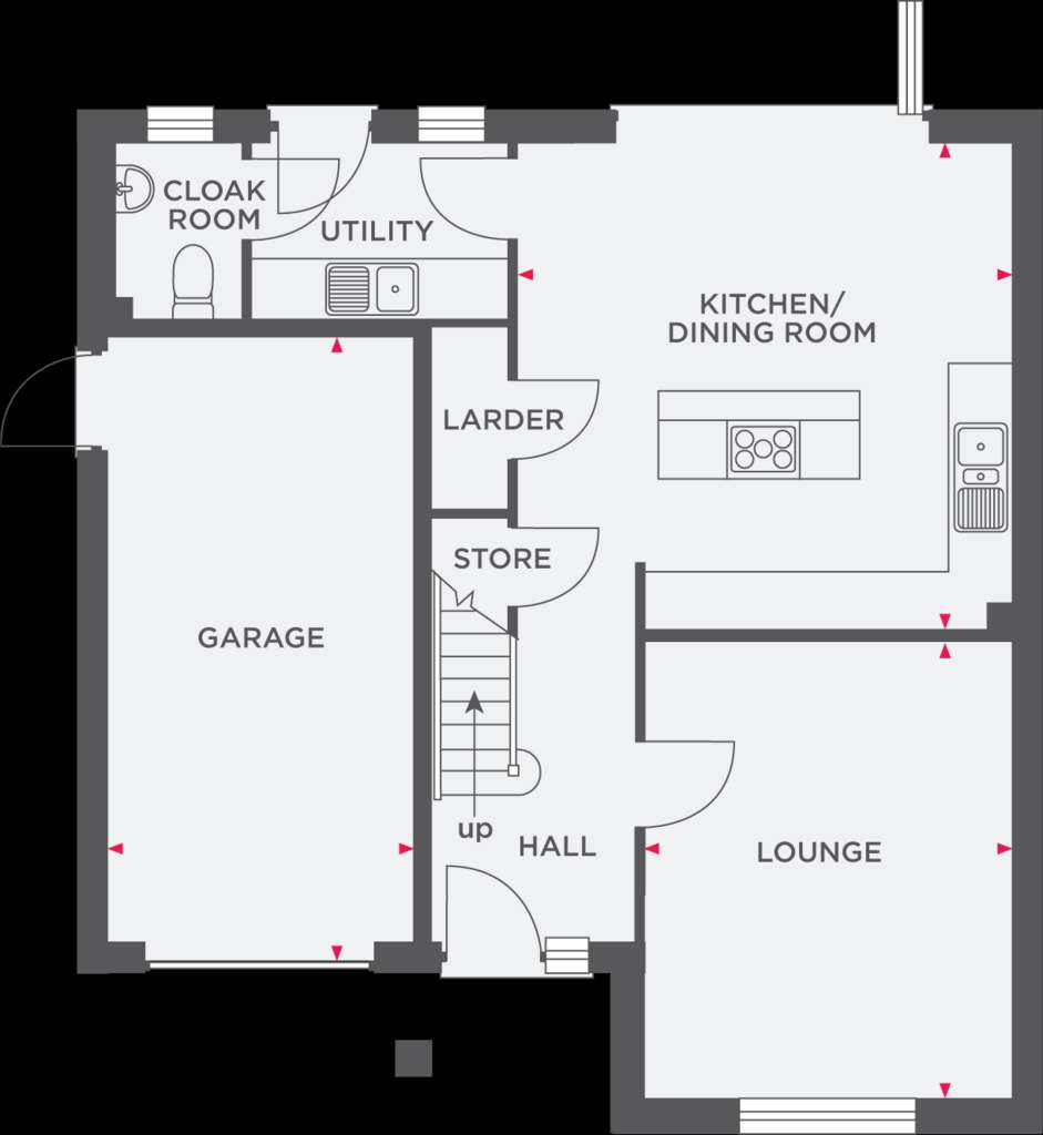 4 bedroom detached house for sale - floorplan