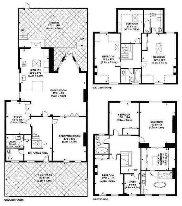 6 bedroom house to rent - floorplan