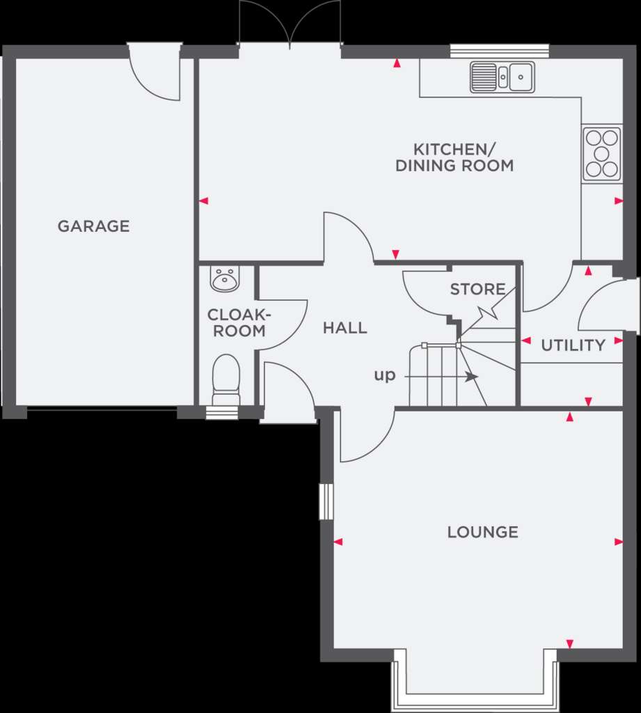 4 bedroom detached house for sale - floorplan