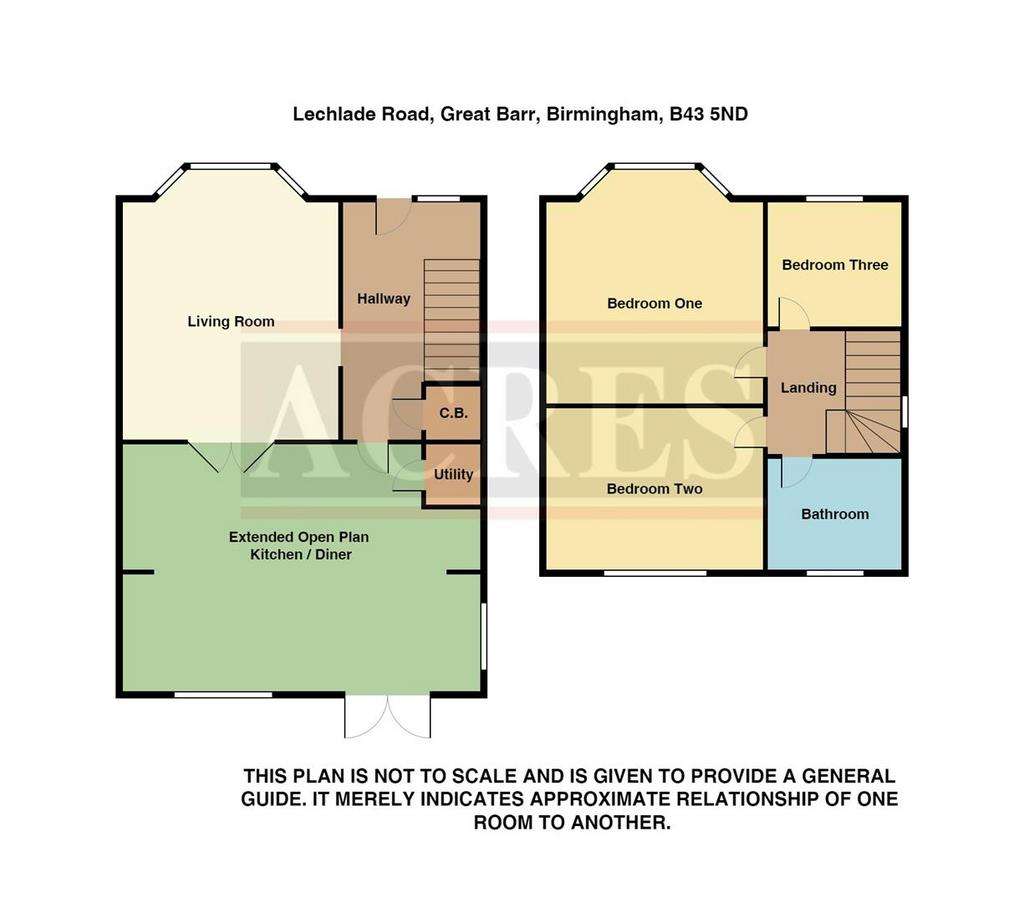 3 bedroom semi-detached house for sale - floorplan