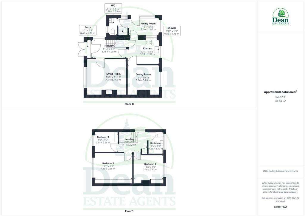 3 bedroom semi-detached house for sale - floorplan