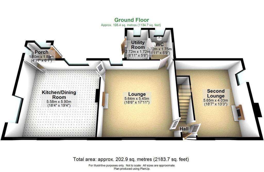 5 bedroom semi-detached house for sale - floorplan