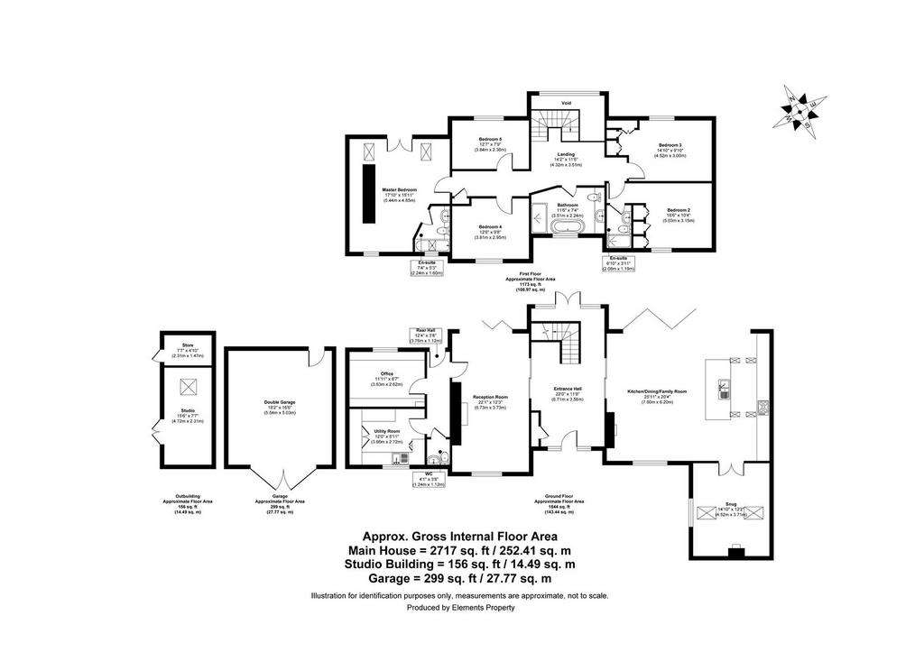 5 bedroom detached house for sale - floorplan