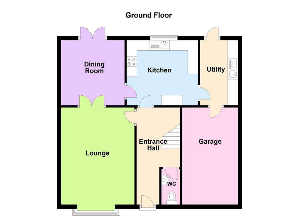 4 bedroom detached house for sale - floorplan