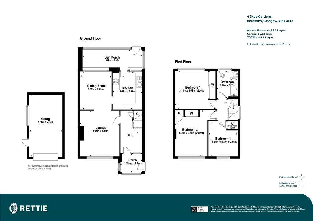 3 bedroom semi-detached house for sale - floorplan