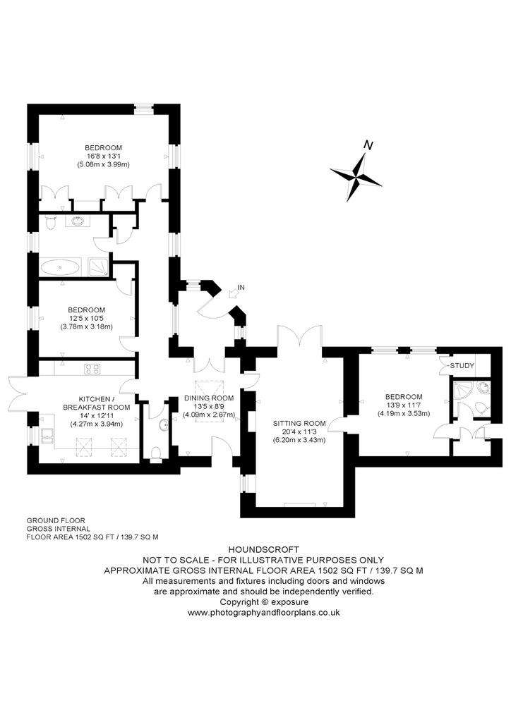 3 bedroom detached house for sale - floorplan