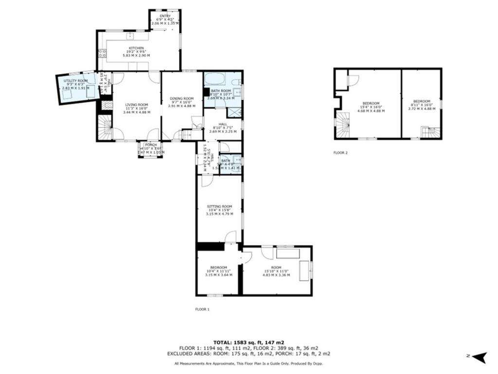 3 bedroom detached house for sale - floorplan