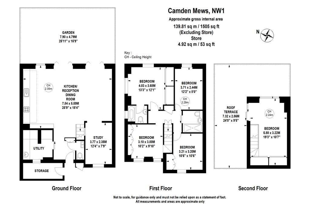 5 bedroom mews house to rent - floorplan