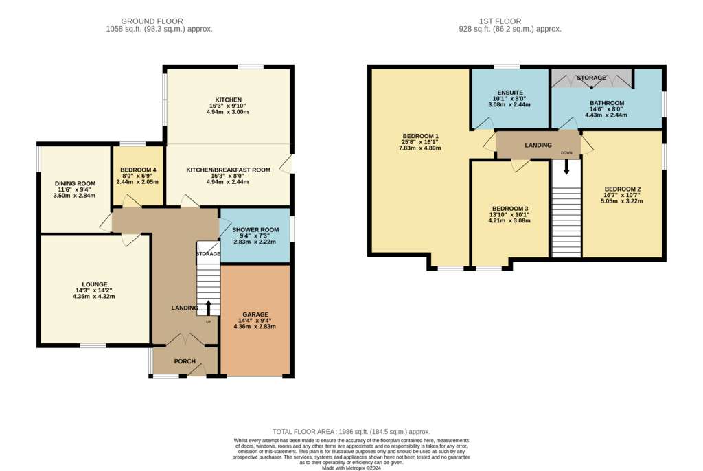 3 bedroom house for sale - floorplan