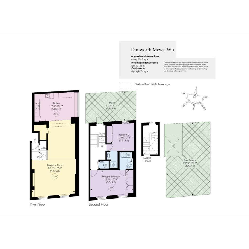 2 bedroom flat to rent - floorplan