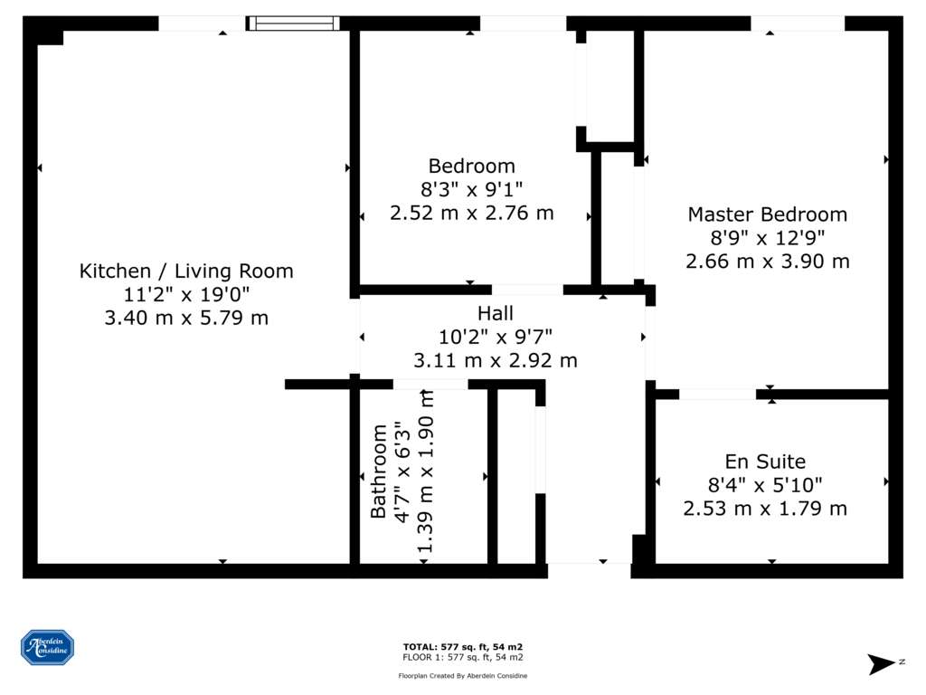 2 bedroom flat for sale - floorplan