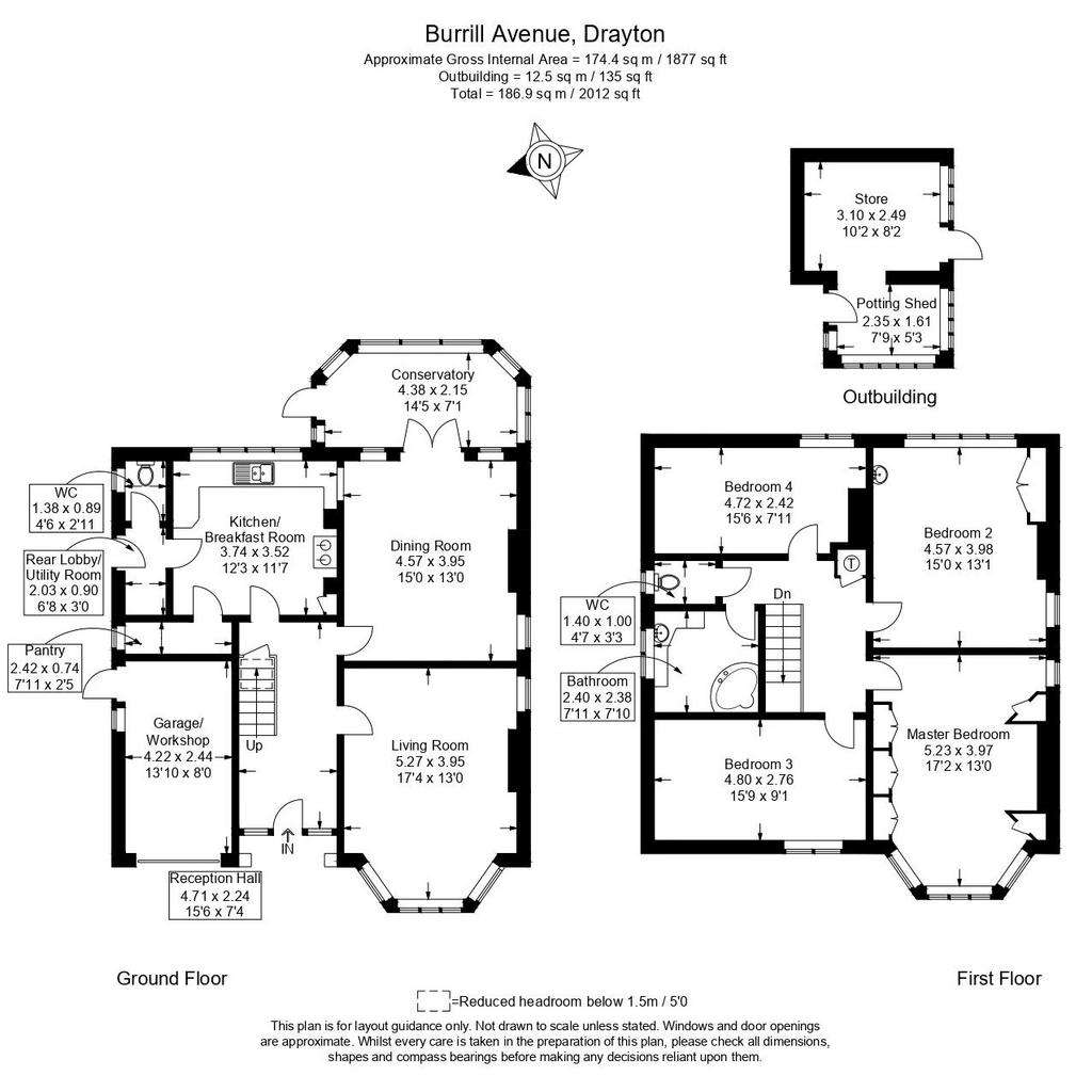 4 bedroom detached house for sale - floorplan