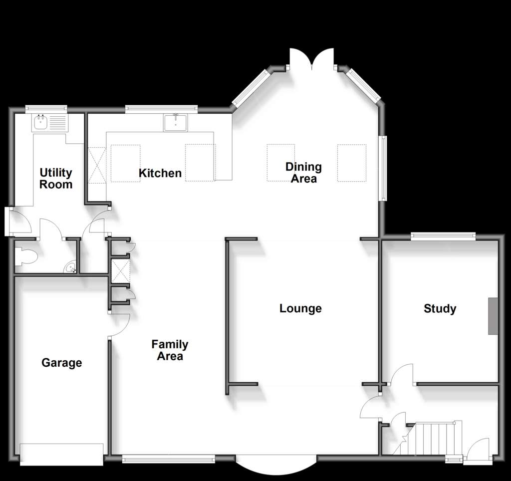 4 bedroom semi-detached house for sale - floorplan