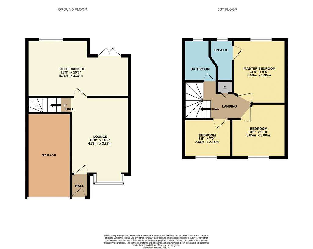 3 bedroom semi-detached house to rent - floorplan