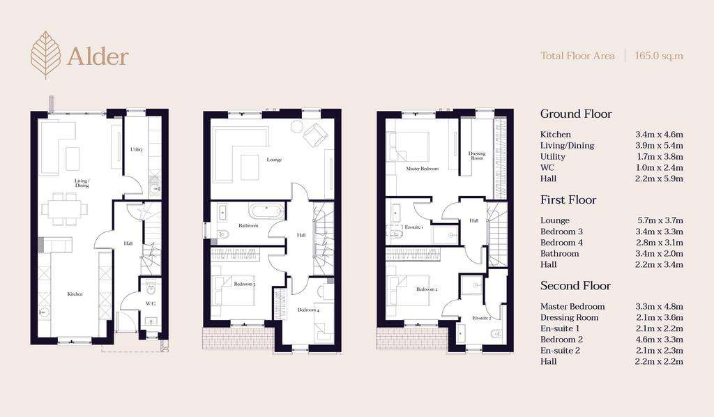 4 bedroom semi-detached house for sale - floorplan