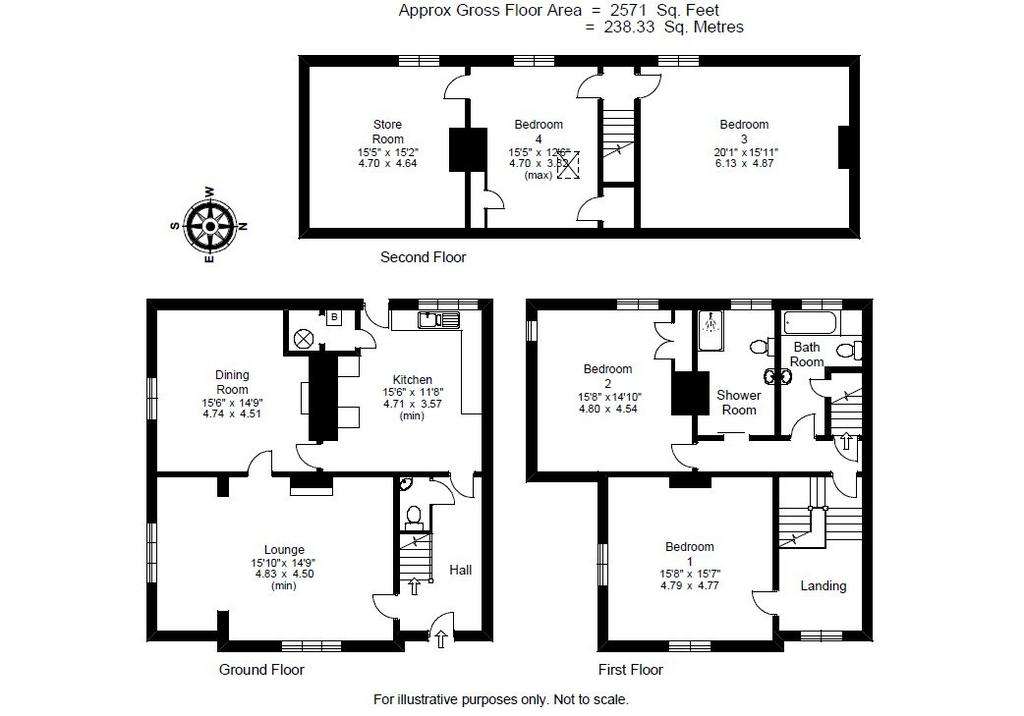 4 bedroom semi-detached house to rent - floorplan