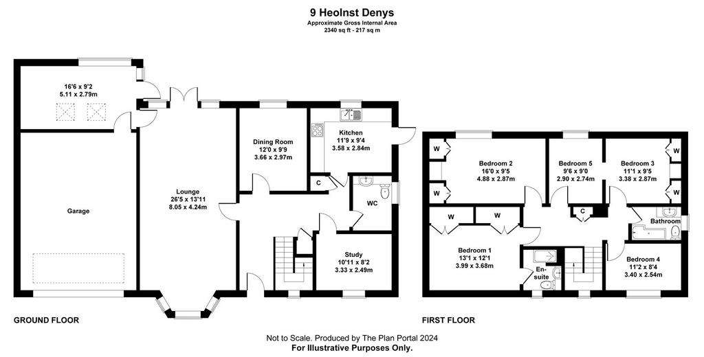 5 bedroom detached house for sale - floorplan