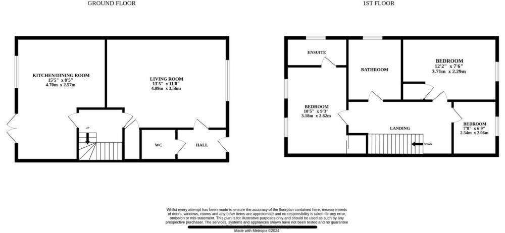 3 bedroom semi-detached house to rent - floorplan