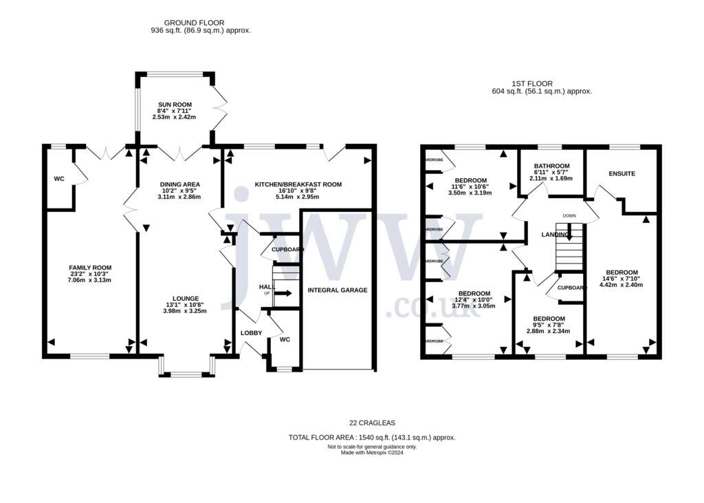 4 bedroom detached house for sale - floorplan