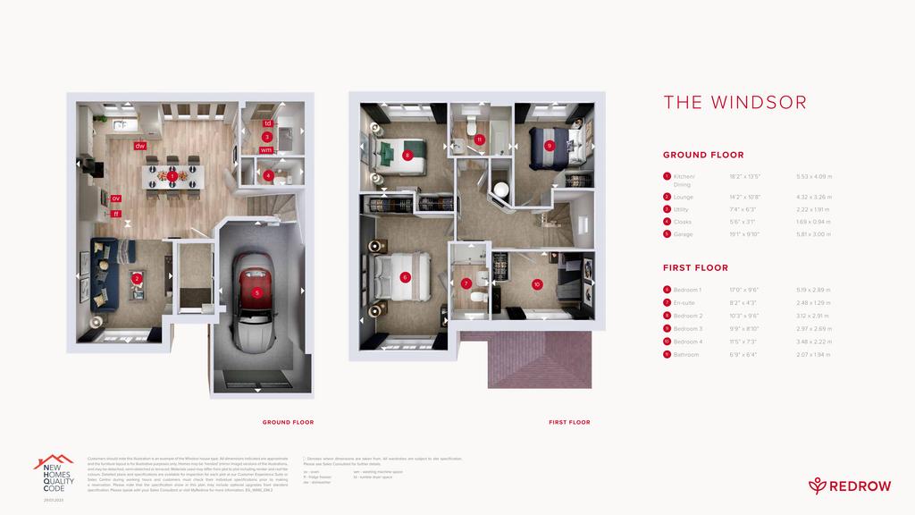 4 bedroom detached house for sale - floorplan