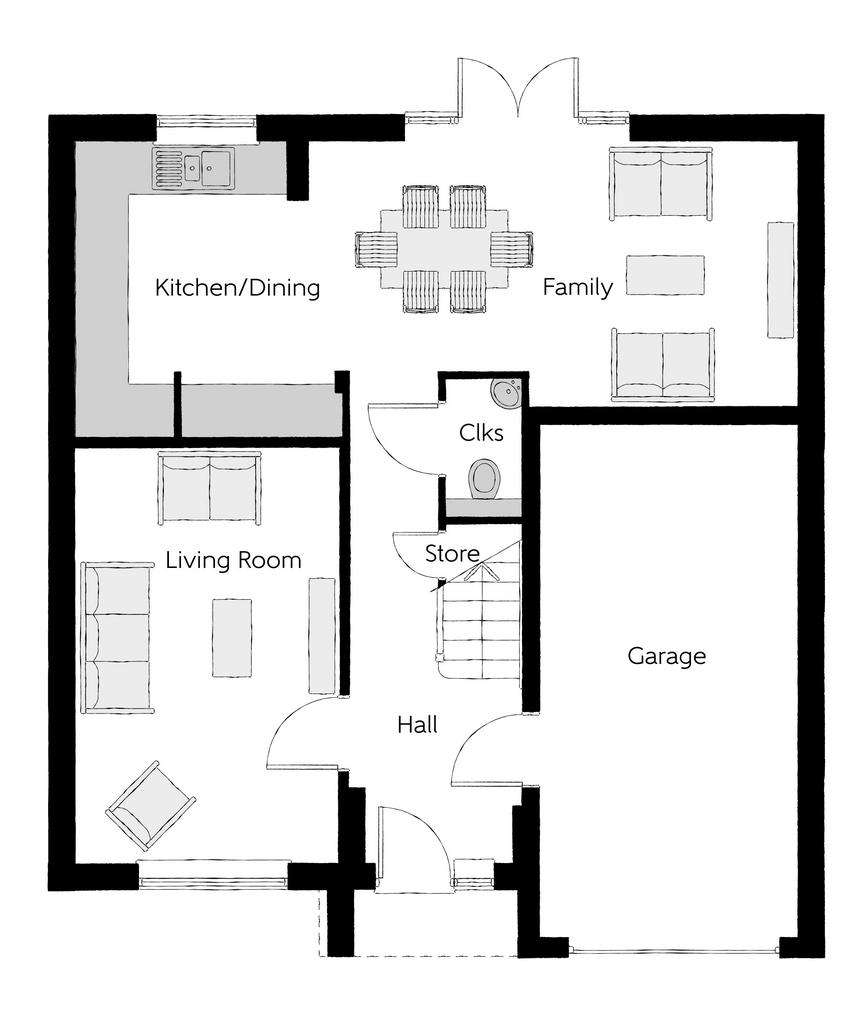 4 bedroom detached house for sale - floorplan