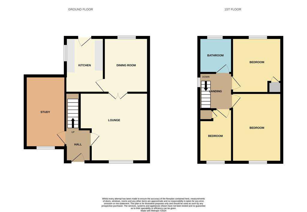 3 bedroom semi-detached house for sale - floorplan