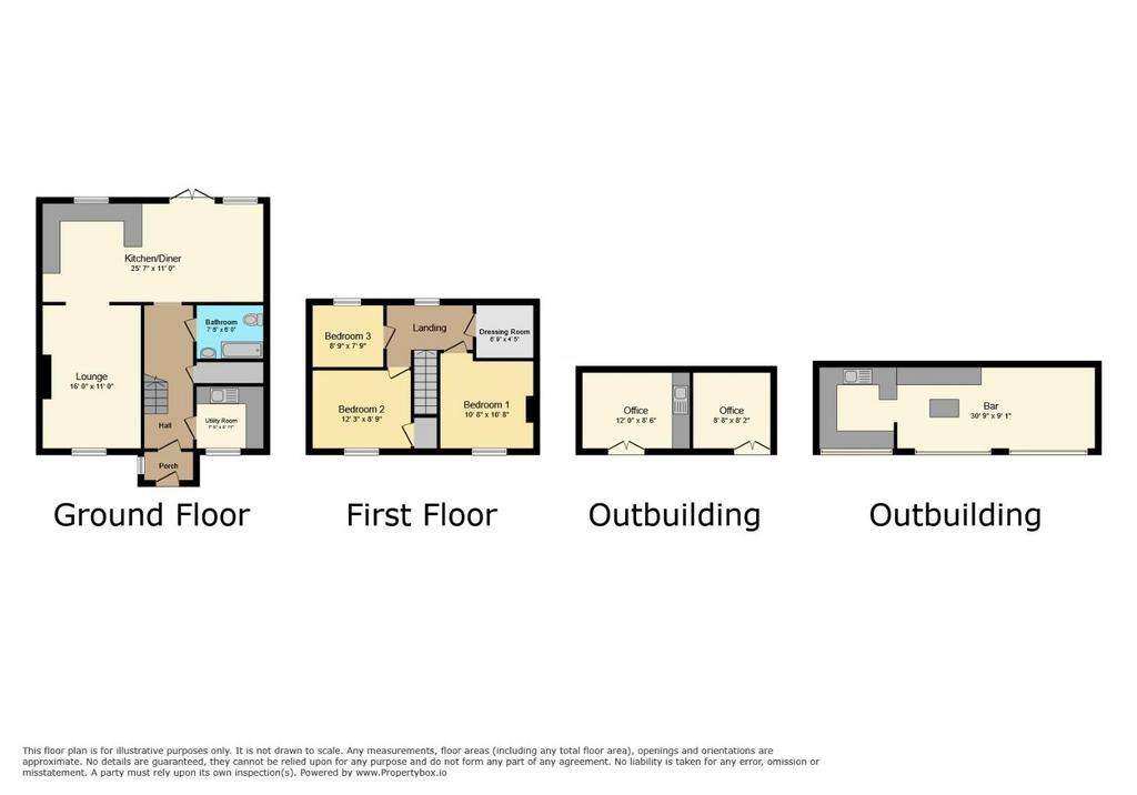 3 bedroom semi-detached house for sale - floorplan