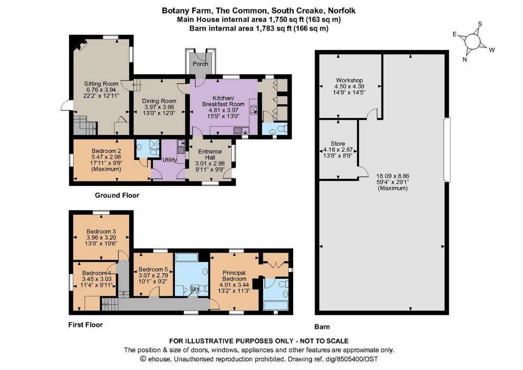 5 bedroom detached house for sale - floorplan