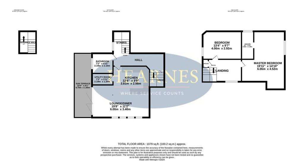 2 bedroom flat for sale - floorplan